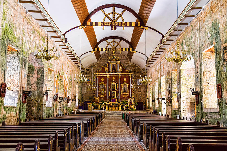Saints Peter and Paul Parish Church in Bantayan Photograph by James BO Insogna