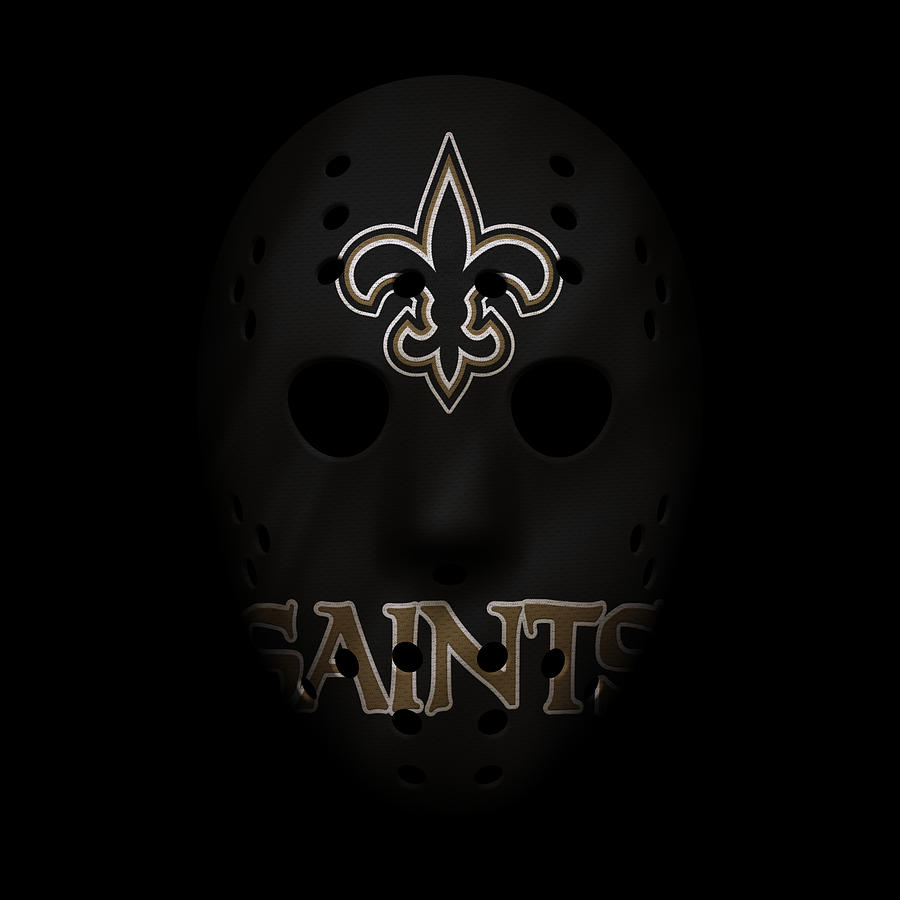 New Orleans Saints Nfl Skull Full Print Effect Pattern Backround