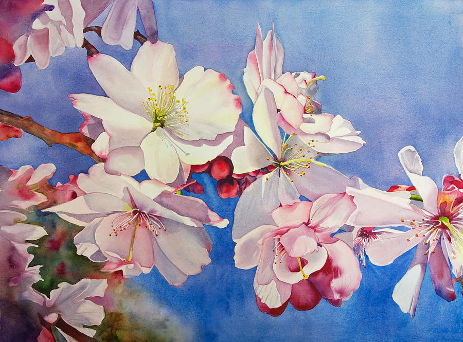Sakura Painting by Diane Fujimoto