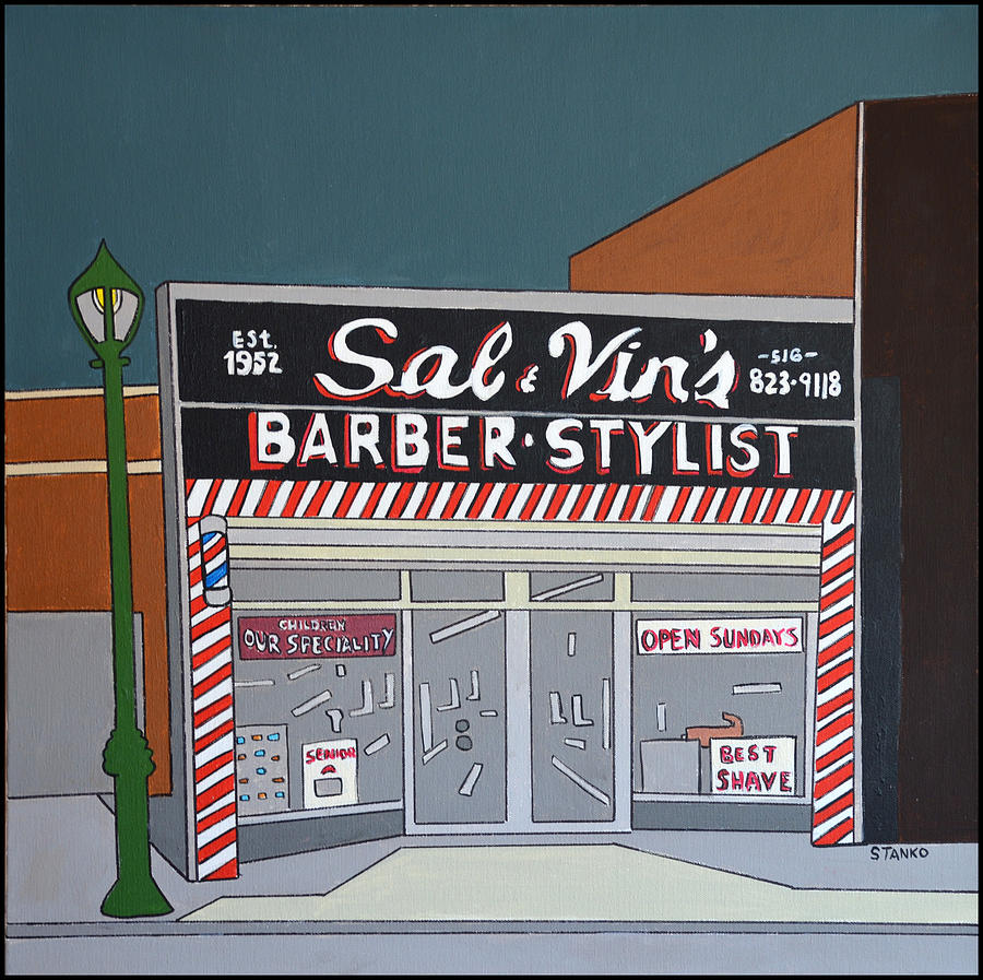 Sal and Vins Painting by Mike Stanko