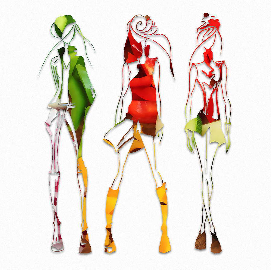 Vegetable Mixed Media - Salad Dressing Fashion by Marvin Blaine