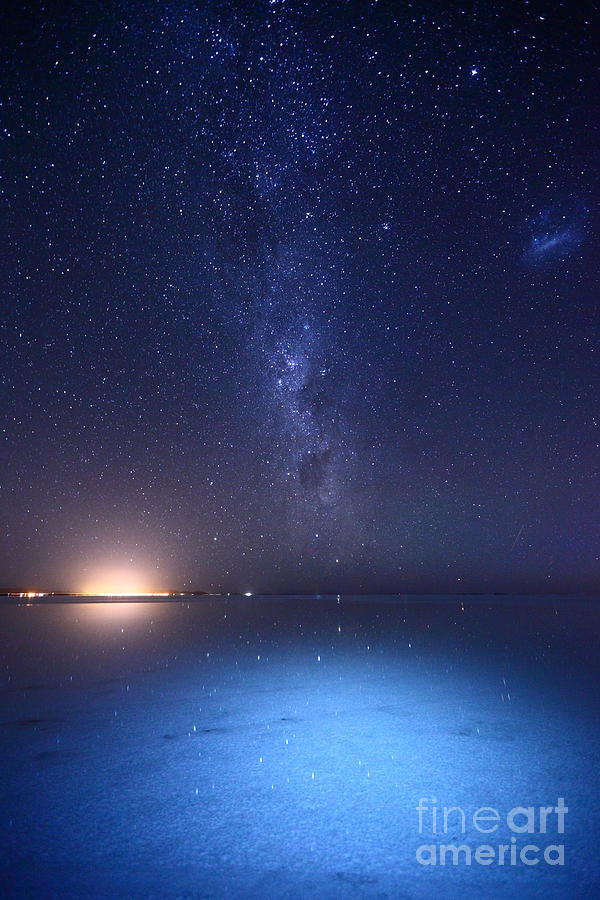 Salar de Uyuni Starlight Photograph by James Brunker