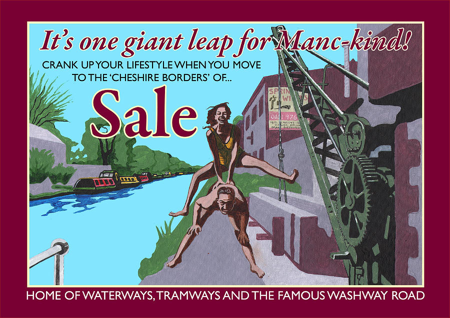Sale Painting - Sale poster by Eric Jackson, Statement Artwork by Eric Jackson