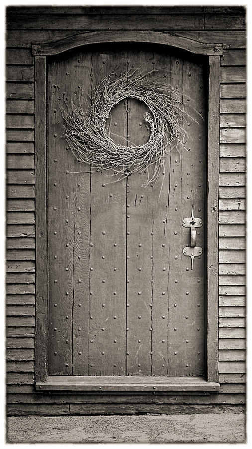 Salem Door Photograph by Stephen Stookey