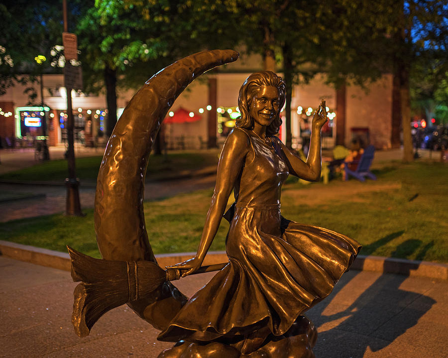Salem MA Sabrina the Witch Statue Photograph by Toby McGuire