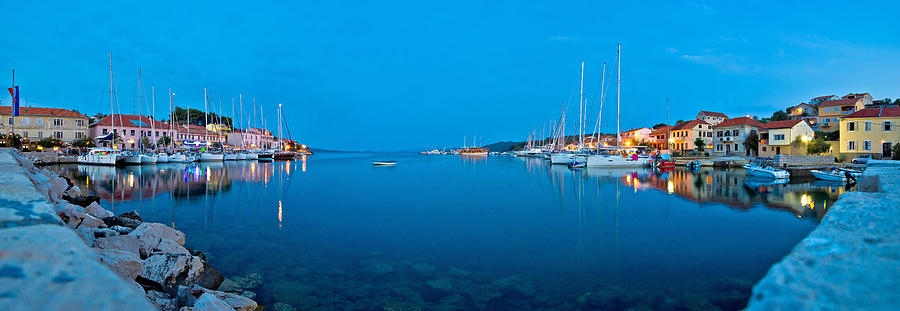 Sali village bay panoramic evening view Photograph by Brch Photography