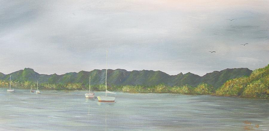 Mountain Painting - Salinas Bay by Tony Rodriguez