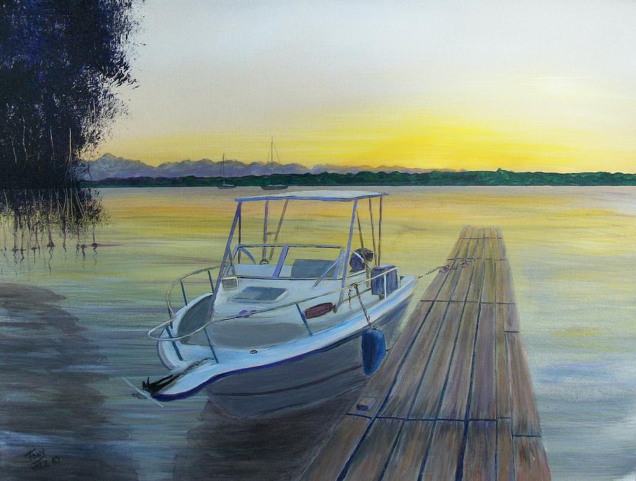 Salinas Sunset Painting by Tony Rodriguez
