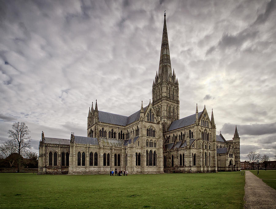 Salisbury Cathedral England Photograph by Shirley Mitchell