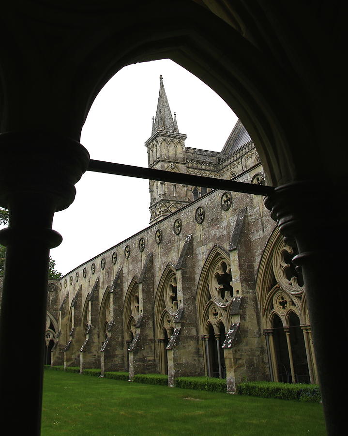 Salisbury Cathedral Spire Through Arch Photograph By Arvin Miner Fine Art America 