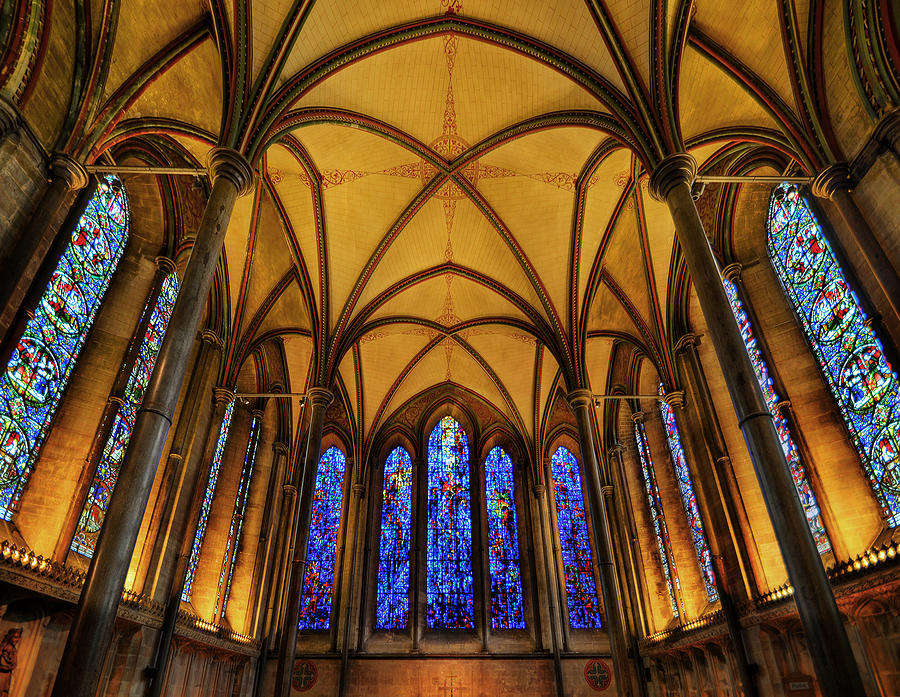 Salisbury Cathedral Trinity Chapel Photograph by Carol Berget