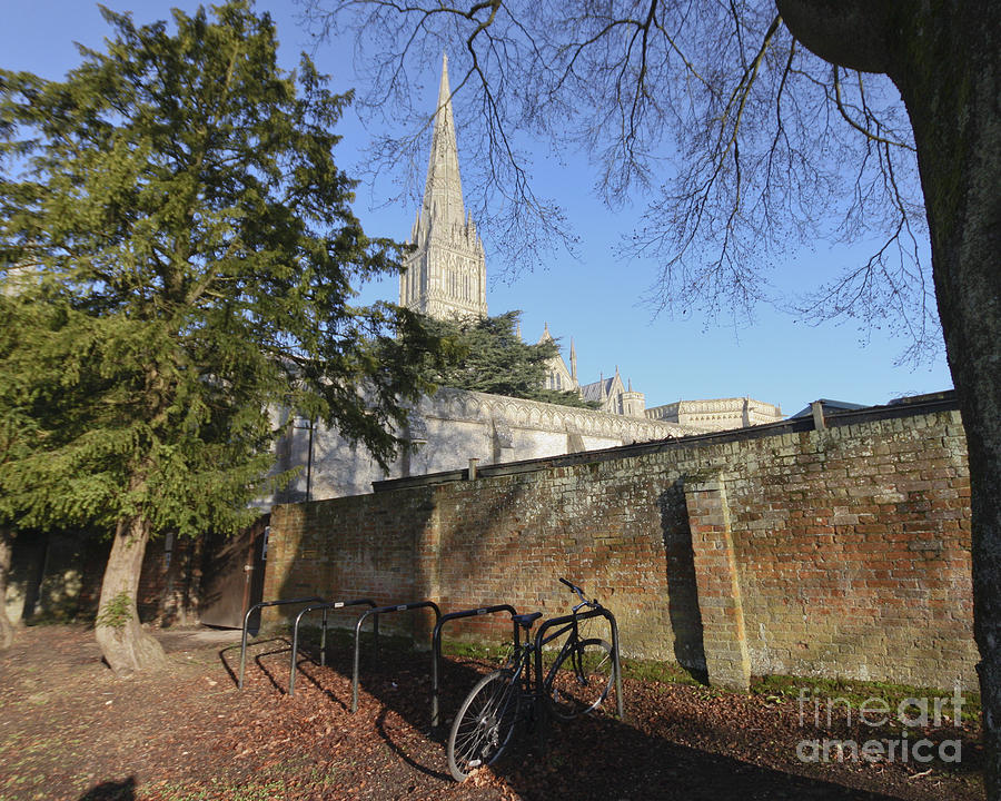 Salisbury Cathedral Wall Photograph by Terri Waters