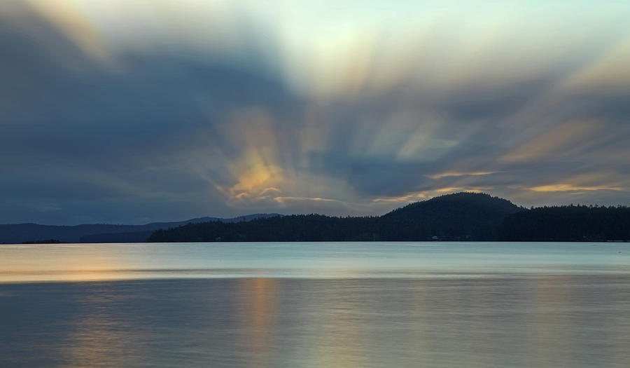Salish Sea Sunrise - 365-350 Photograph by Inge Riis McDonald