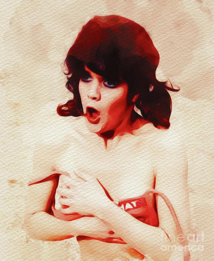 Sally Geeson, Carry On Films Cast Painting