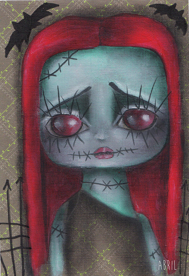 Halloween Painting - Sally Girl by Abril Andrade