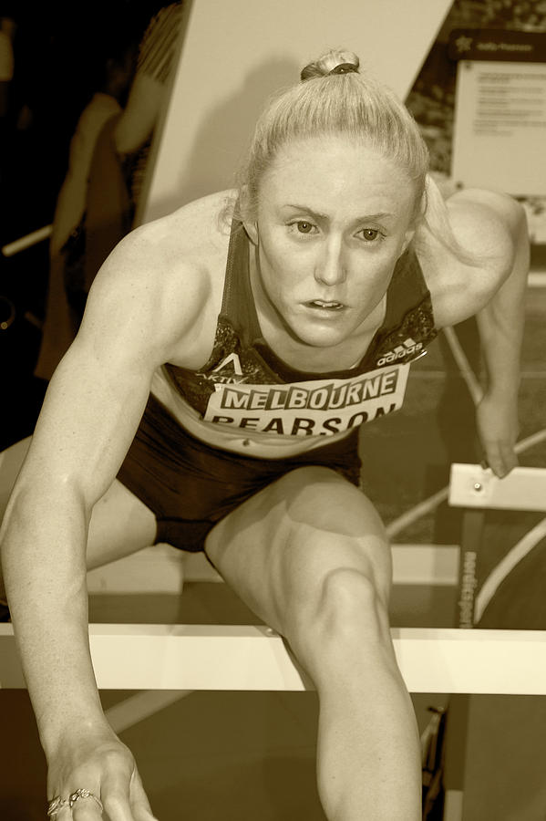 Athlete Photograph - Sally Pearson by Miroslava Jurcik