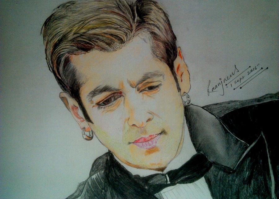 Salman Khan drawing!!! : r/Sketch