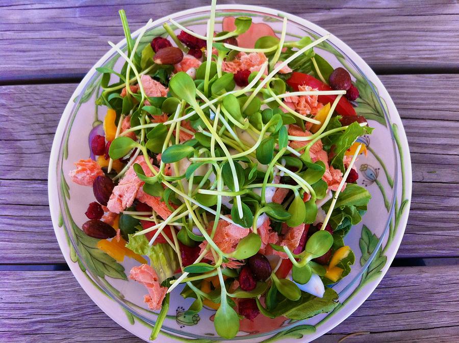 Salmon Salad Made by Me Photograph by Polly Castor