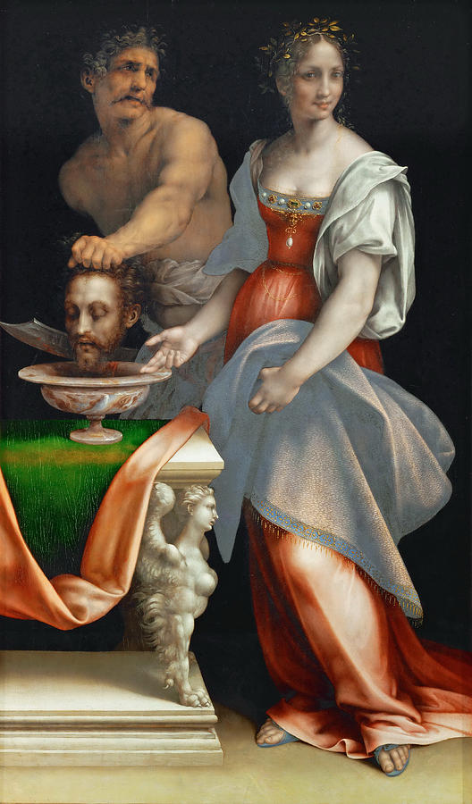 Salome with the Head of John the Baptist Painting by Cesare da Sesto