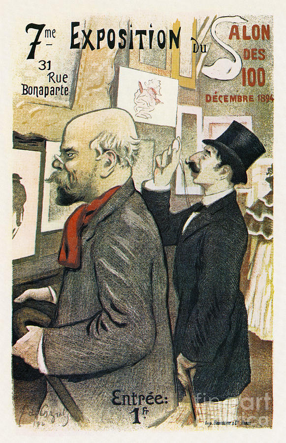 Salon Des Cent 1894 Painting by Granger