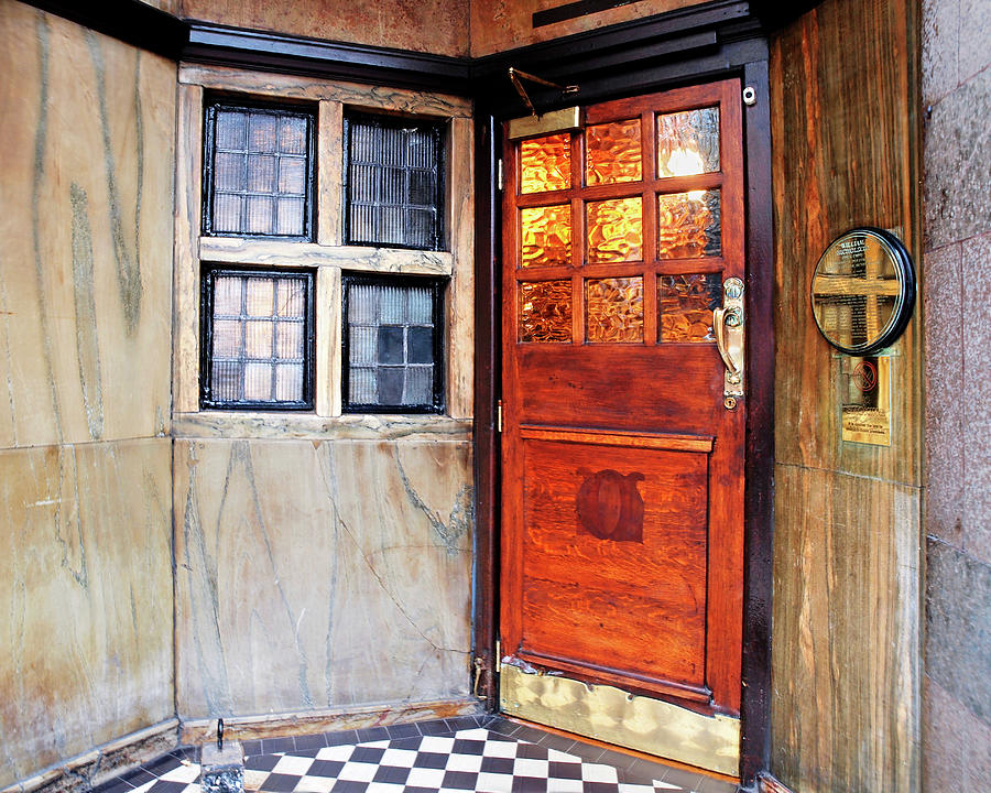 Saloon Bar Door - Entrance To The Black Friar London Pub Photograph by Gill Billington