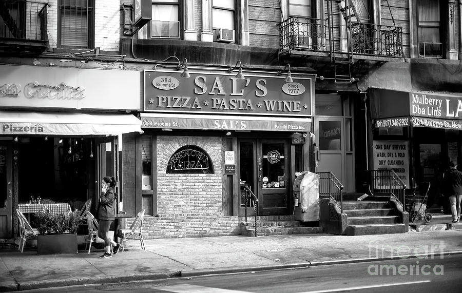 Sals Little Italy in New York City Photograph by John Rizzuto
