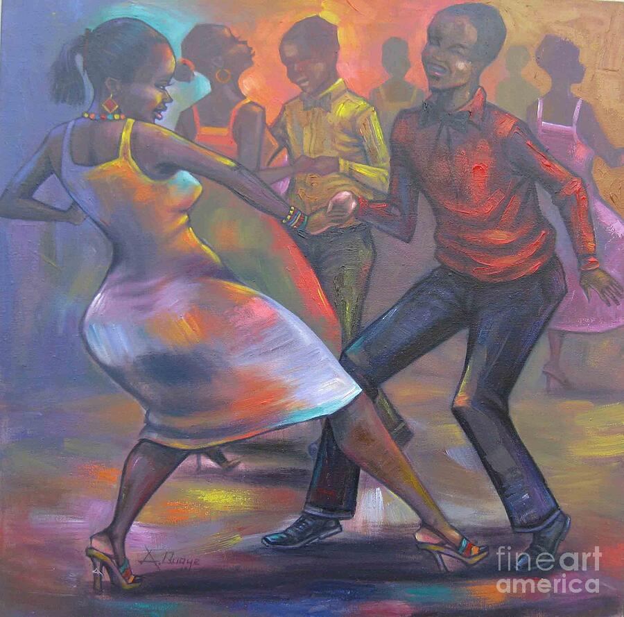 Salsa Painting by Amakai Quaye