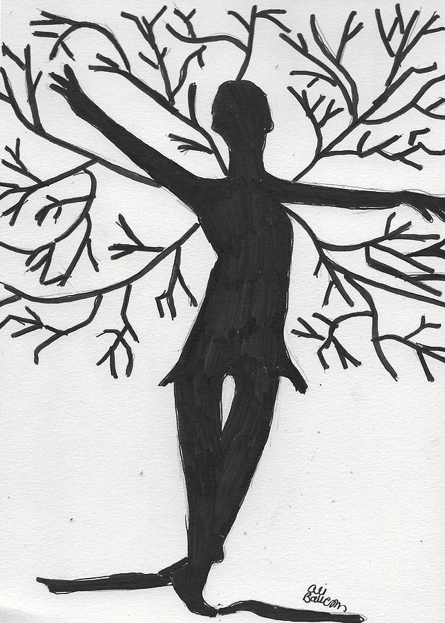 Salsa Tree Drawing by Ali Baucom