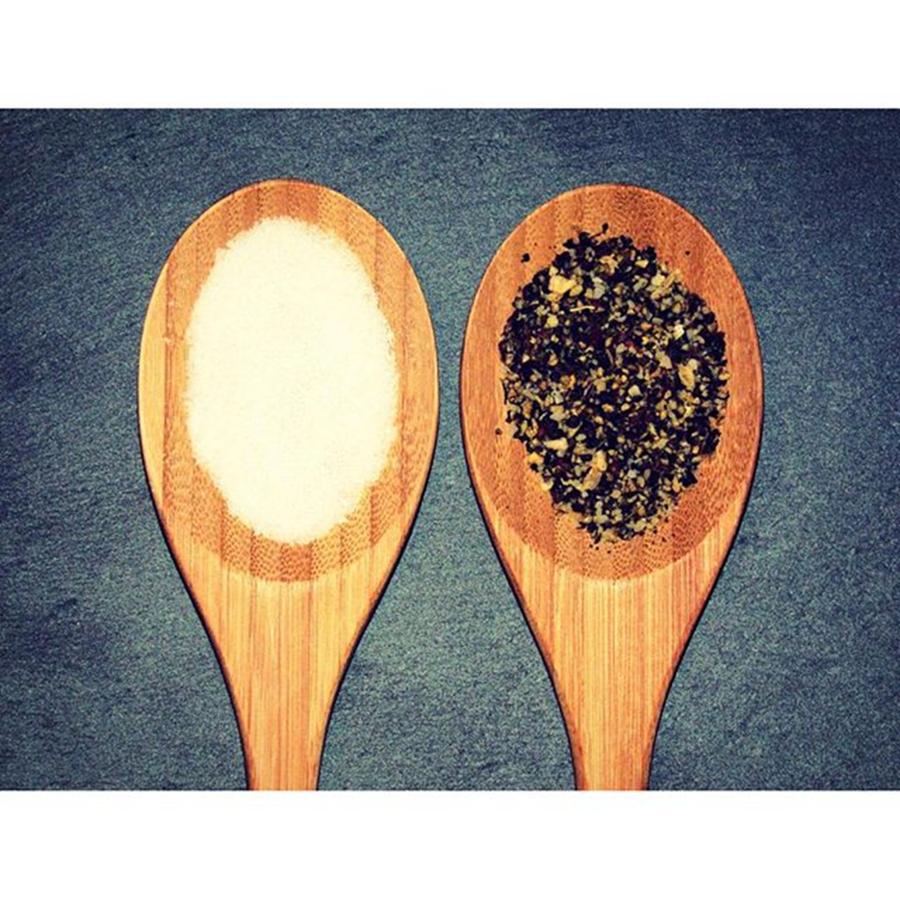 Spoon Still Life Photograph - Salt & Pepper #food #foodphotography by Tat Fra
