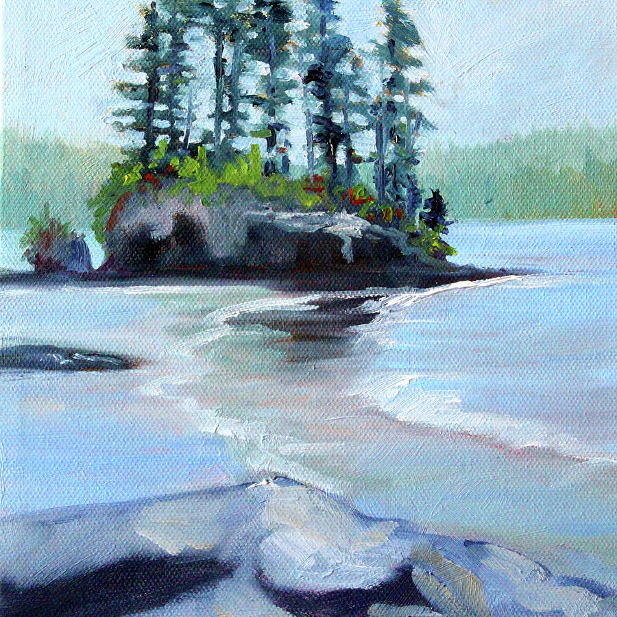Salt Creek Study Painting by Nancy Merkle