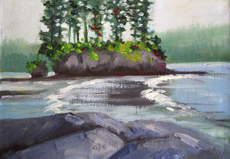 Salt Creek View Painting by Nancy Merkle