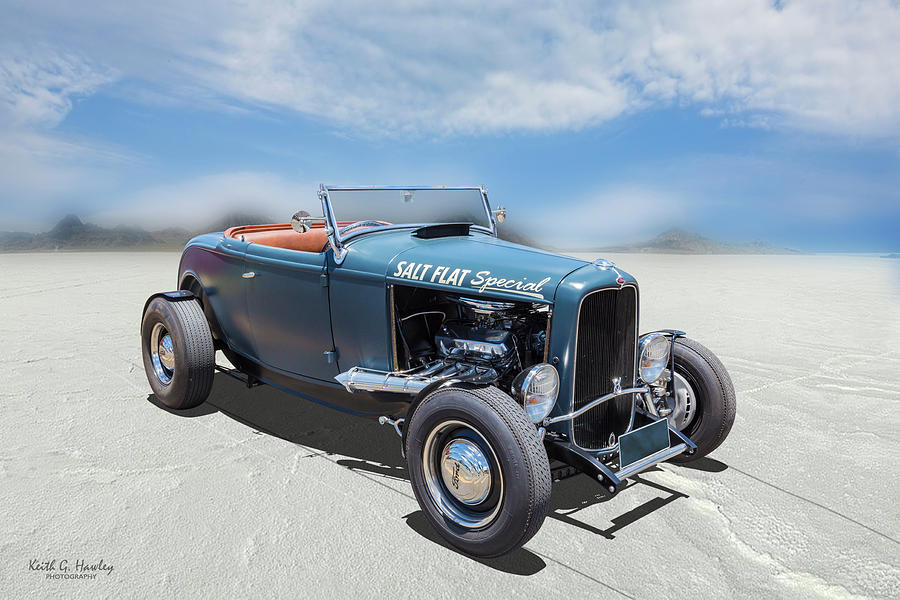 Salt Flat Roadster Photograph by Keith Hawley