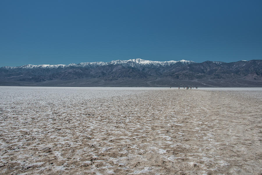 Salt Flats At Badwater Basin Photograph by Michael Bessler