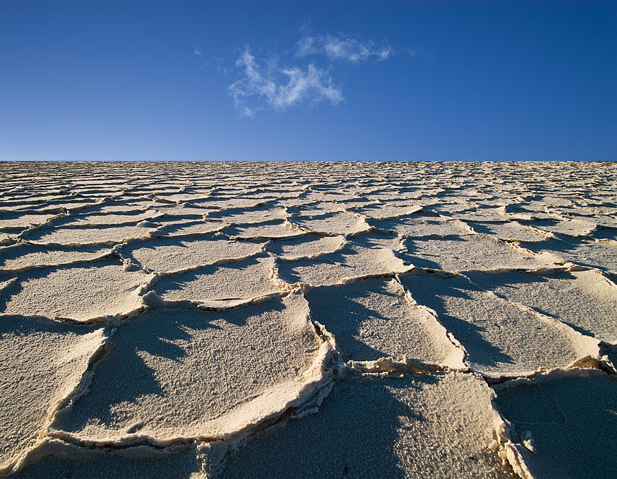 Nature Photograph - Salt Flats Death Valley National Park by Steve Gadomski