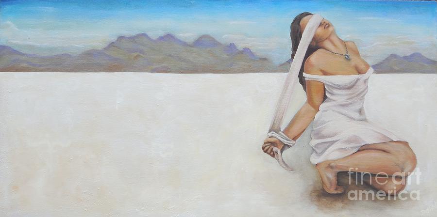 Salt Flats Silence Painting by M Bellavia