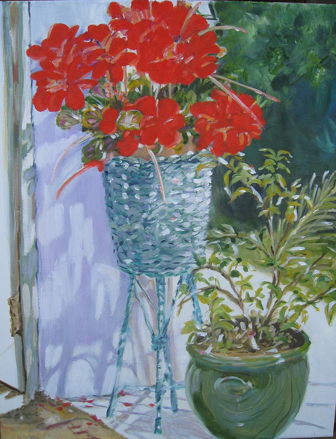 Flower Painting - Salt Island Hideaway by Julie Todd-Cundiff