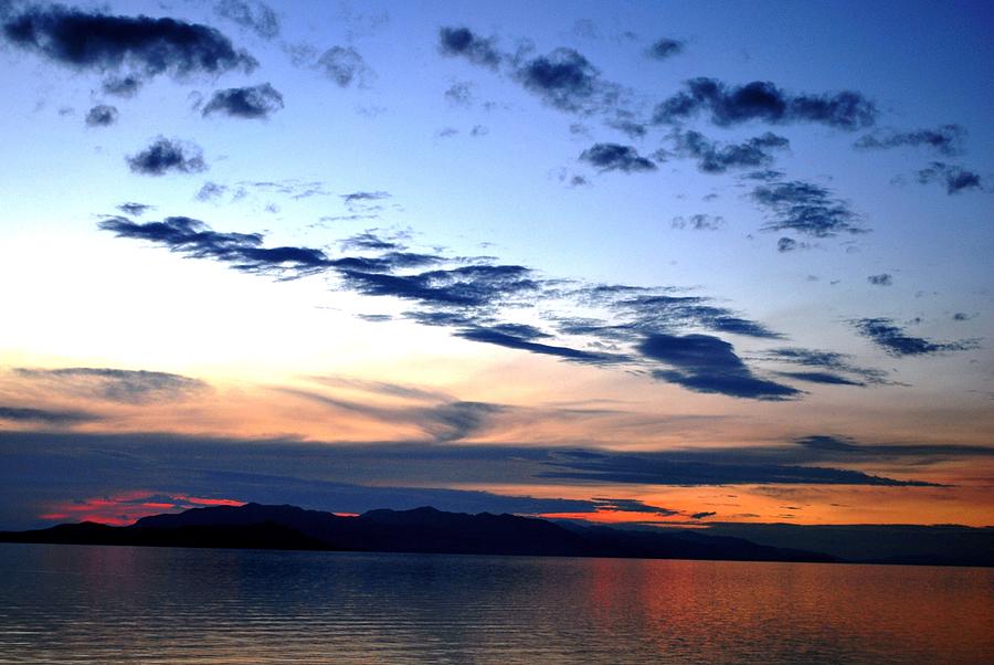 Sunset Photograph - Salt Lake at Sunset by Matt Quest