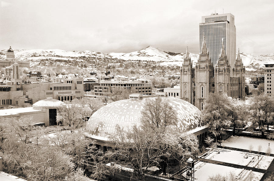Salt Lake City Landmarks Photograph by Marilyn Hunt