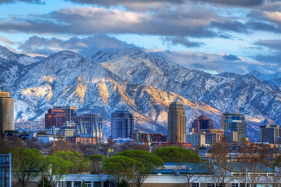 City Photograph - Salt Lake City Utah USA by Douglas Pulsipher