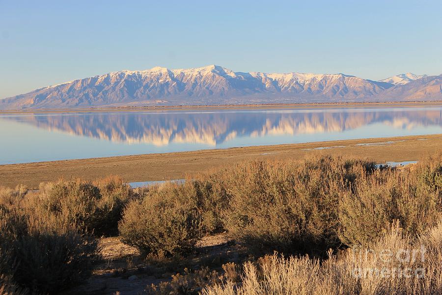 Salt Lake Reflections Photograph
