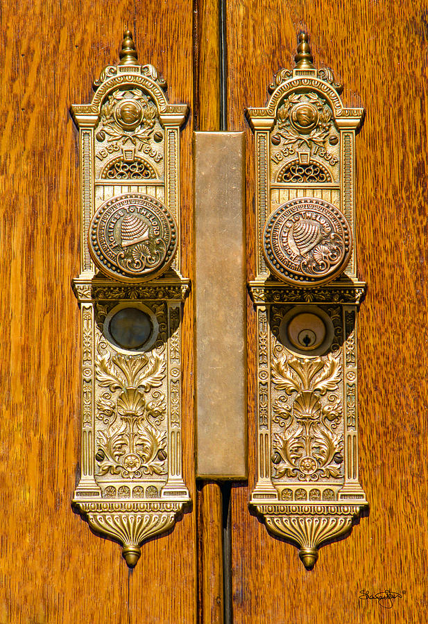 Salt Lake Temple Doorknobs Photograph by Shanna Hyatt