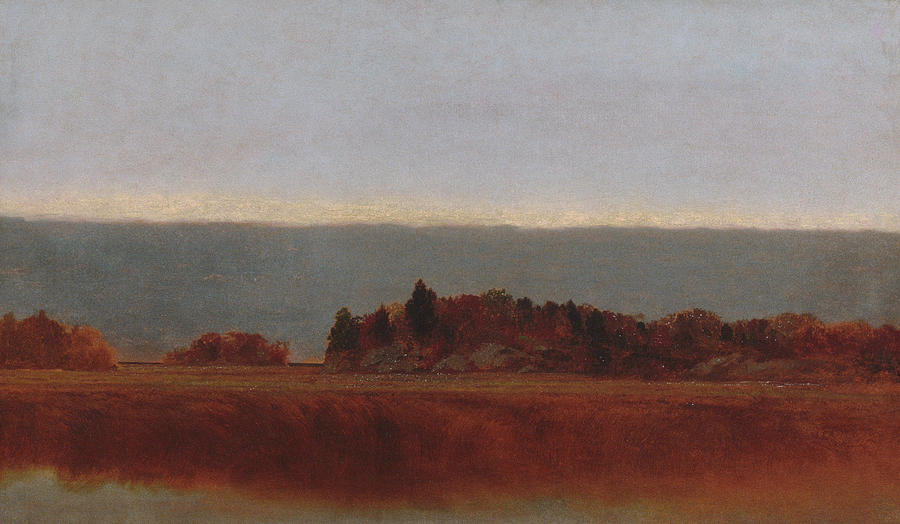 Salt Meadow in October Painting by John Frederick Kensett
