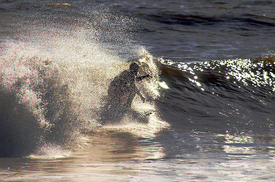 Salt Spray Surfing Photograph by Clayton Bruster
