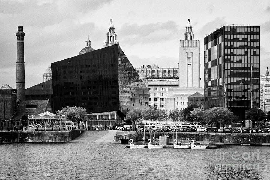 City Photograph - salthouse dock and museum of liverpool Merseyside UK by Joe Fox