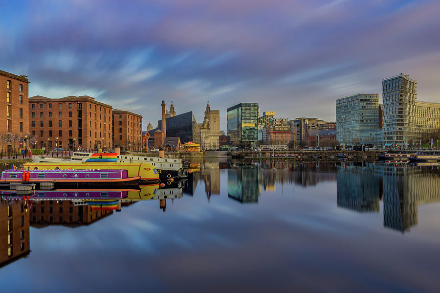 Boat Photograph - Salthouse Dock Long Exposure by Paul Madden