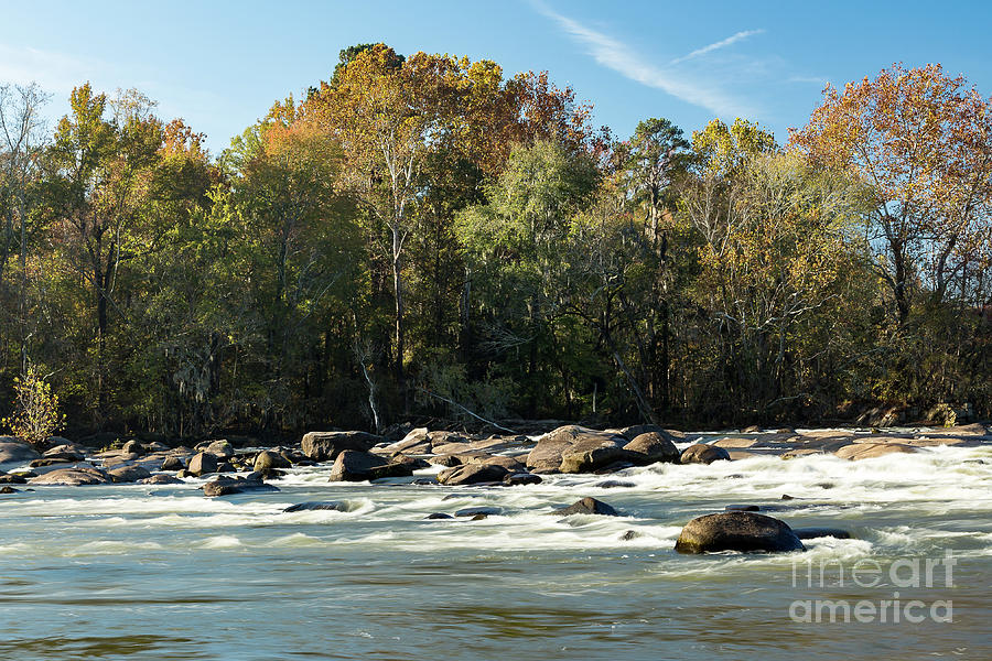 Saluda River Rapids - 3 Photograph by Charles Hite