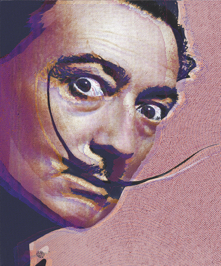 Salvador Dali Pop Art Painting 1 Painting by Tony Rubino