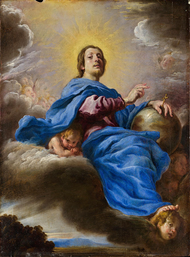 Salvator Mundi Painting by Domenico Fetti