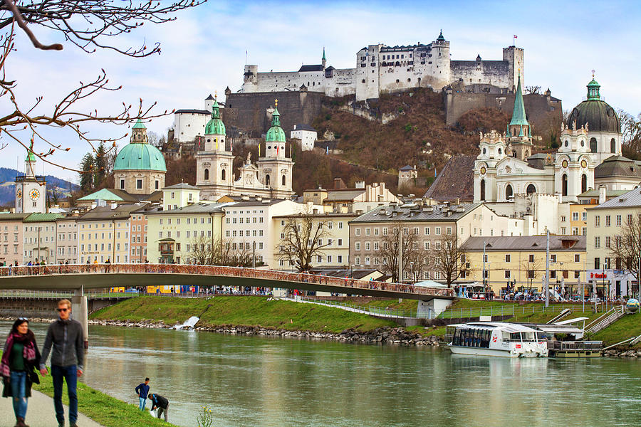 Salzburg City And Fortress Photograph