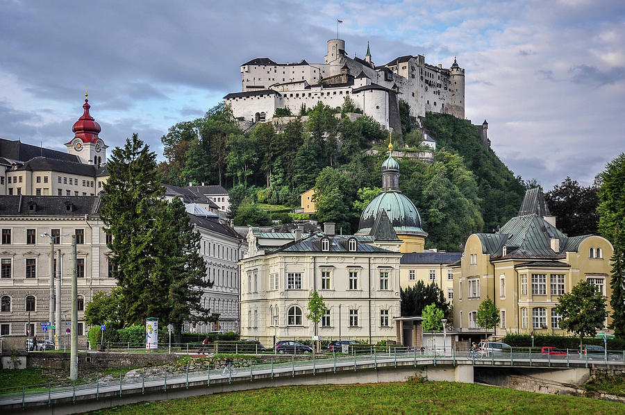 Architecture Photograph - Salzburg Fortress by Andrew Wilson